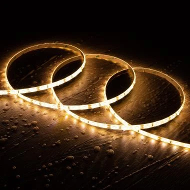 Taśma Led 12V SMD 60 LED/m 5m 5W/m 400lm/m Szerokość 8mm Cięcie 5cm IP65