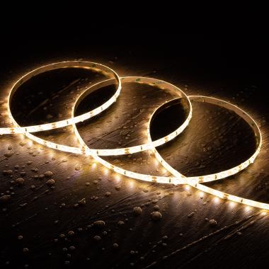 5m 12V DC LED Strip SMD2835 60LED/m 8mm Wide Cut at Every 5cm IP65