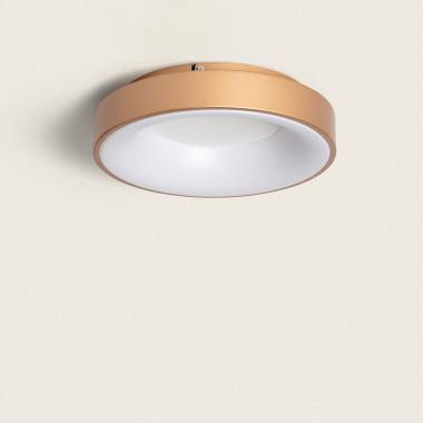 Jacob Round 30W Aluminium CCT Selectable LED Ceiling Light Ø380 mm