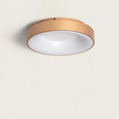 Plafonnier LED 30W Rond Aluminium Ø380 mm CCT sélectionnable Jacob