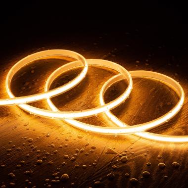 Led Strip Dimbaar 220V COB Zelfregulerend 320 LED/m 8W/m 720 lm/m Breedte 12mm te knippen om de 50cm IP65 CRI90 Op maat