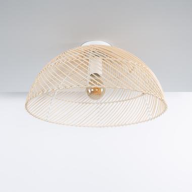 Plafoniera Circolare Rattan Ø400 mm Dhoti