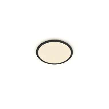 Plafoniera LED 15W CL550 SuperSlim IP44 Regolabile 3 Step Nero PHILIPS