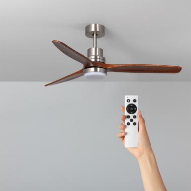 Plafondventilator Savate Nikkel LED 132cm Motor DC