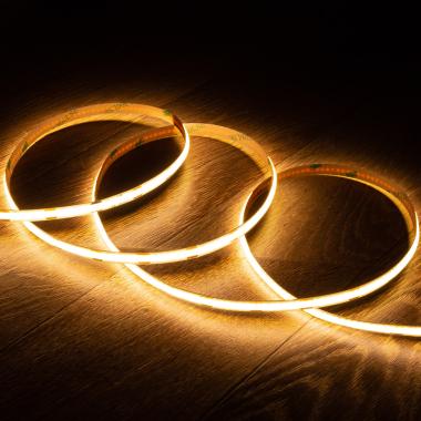 Led Strip 12V COB 320 LED/m 5m 10W/m 1000lm/m Breedte 8mm te knippen om de 2.5cm IP20 CRI90