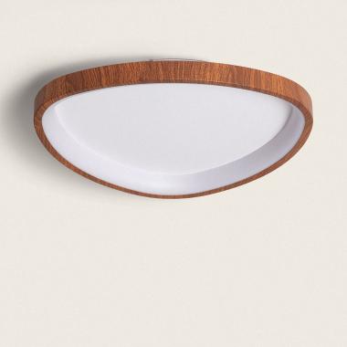 LED Deckenleuchte 20W Oval Aluminium Ø420 mm CCT Wählbar Owen