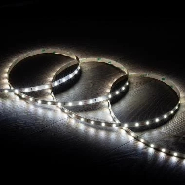LED-Streifen 12V SMD 60 LED/m 5m 5W/m 400lm/m Breite 8mm Schnitt 5cm IP20