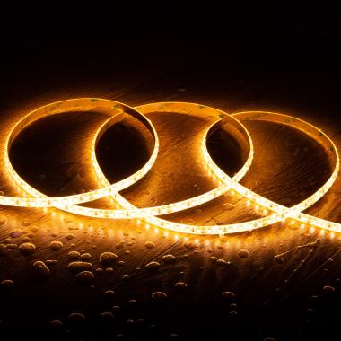5m 24V LED Strip SMD 120LED/m 10W/m 1000lm/m 8mm Wide Cut at Every 5cm IP65