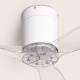 Image de Ventilateur de Plafond Silencieux Angistri Blanc 132cm Motor DC