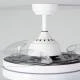 Image de Ventilateur de Plafond Rétractable Silencieux Dalori Blanc 106cm Moteur DC
