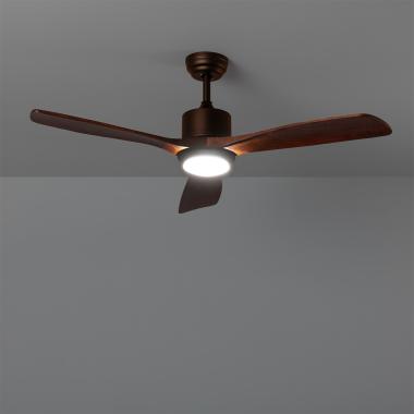 Image of Forest Silent Ceiling Fan with DC Motor in Brown 132cm 