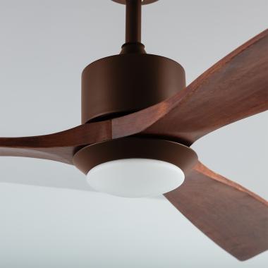 Image of Forest Silent Ceiling Fan with DC Motor in Brown 132cm 