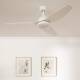 Image de Ventilateur de Plafond Silencieux Woolworth Blanc 127cm Moteur DC