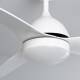 Image de Ventilateur de Plafond Silencieux Woolworth Blanc 127cm Moteur DC