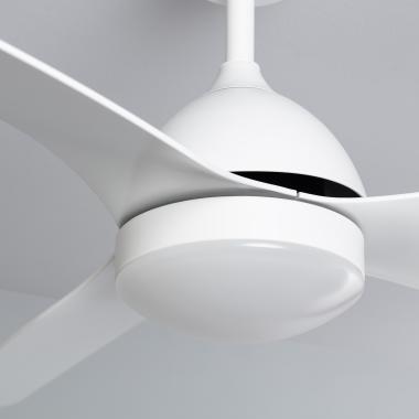 Obrázek Tichý Stropní Ventilátor Woolworth 127cm Venkovní DC Motor Bílý 