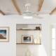 Image de Ventilateur de Plafond Silencieux Timor Blanc 132cm Moteur DC