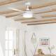 Image de Ventilateur de Plafond Silencieux Timor Blanc 132cm Moteur DC