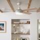 Image de Ventilateur de Plafond Silencieux Timor Blanc 132cm Moteur DC