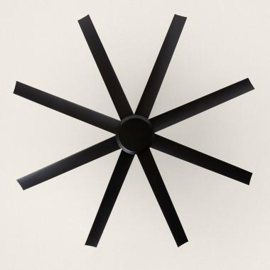 Image de Ventilateur de Plafond Silencieux Hidra Noir 157cm Motor DC