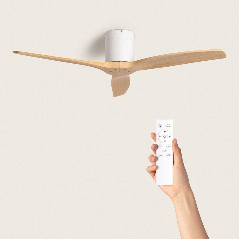 Afbeelding van Stille Plafondventilator Angistri Wit 132cm Motor DC