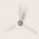 Image de Ventilateur de Plafond Silencieux Angistri Blanc 132cm Motor DC