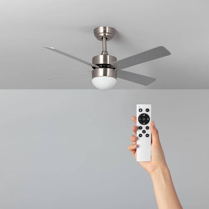 Obrázek Tichý Stropní Ventilátor Cygnus 107cm DC Motor Niklový
