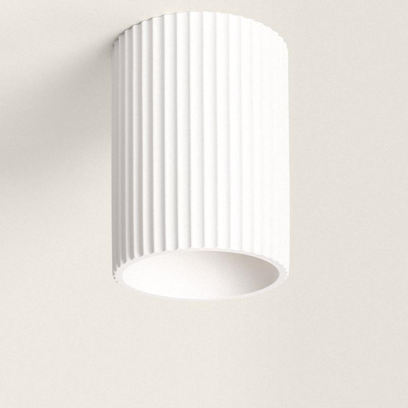 Applique da Soffitto Bianco con Lampadina GU10 Space 4000K