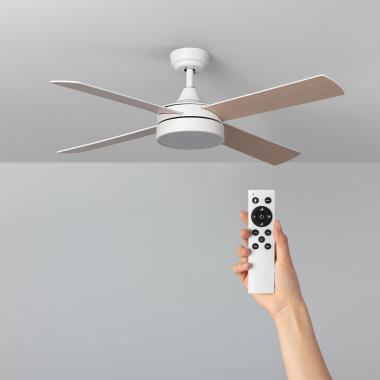Immagine di Ventilatore da Soffitto Silenzioso Timor Bianco 132cm Motore DC 