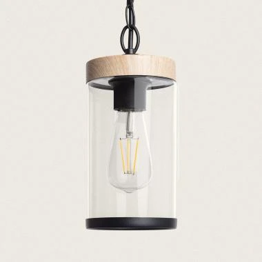 Lampa Wisząca Zewnętrzna Szklana Silphco