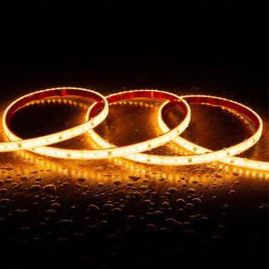 Ruban LED Dimmable 220V SMD Auto-redressement 120 LED/m 14W/m 1680lm/m SILICONE FLEX Largeur 12mm Coupe 10cm IP67 Sur mesure