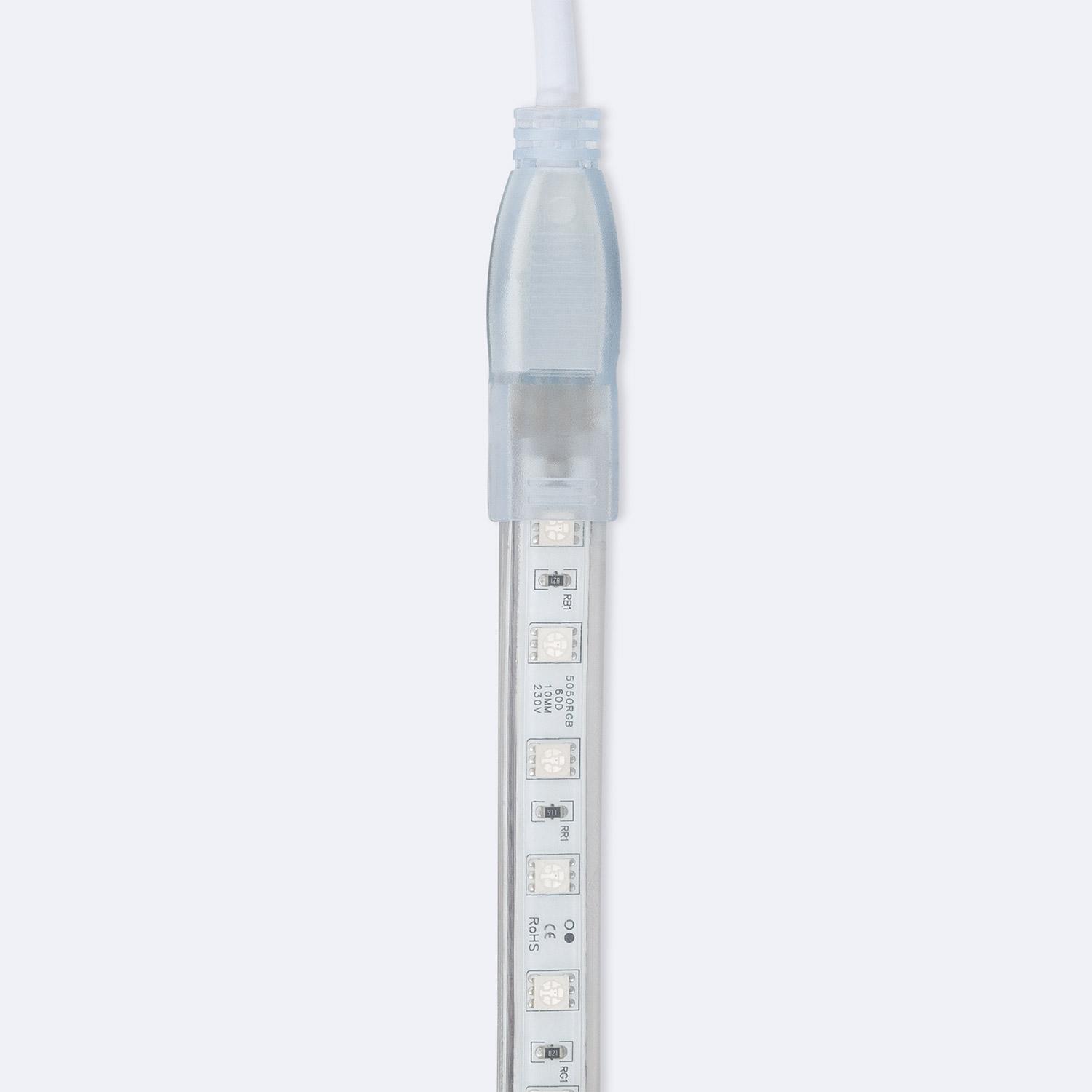 Taśma Led RGB 220V SMD 60 LED/m ROLKA 50m 15W/m SILICONE FLEX Szerokość 12mm Cięcie 100cm IP67 - widok prezentacyjny