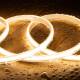 Afbeelding van LED Strip  Dimbaar 220V  COB 320 LED/m Warm  Wit IP65 CRI90 Breedte 12mm te knippen om de 50cm