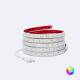 Image de Ruban LED RGB 220V SMD5050 60LED/m IP65 Largeur 15mm Coupe 100cm