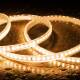 Image de Ruban LED Dimmable 220V SMD 120 LED/m Blanc Chaud 8W/m 640lm/m Largeur 12mm Coupe 20cm IP65 Sur mesure