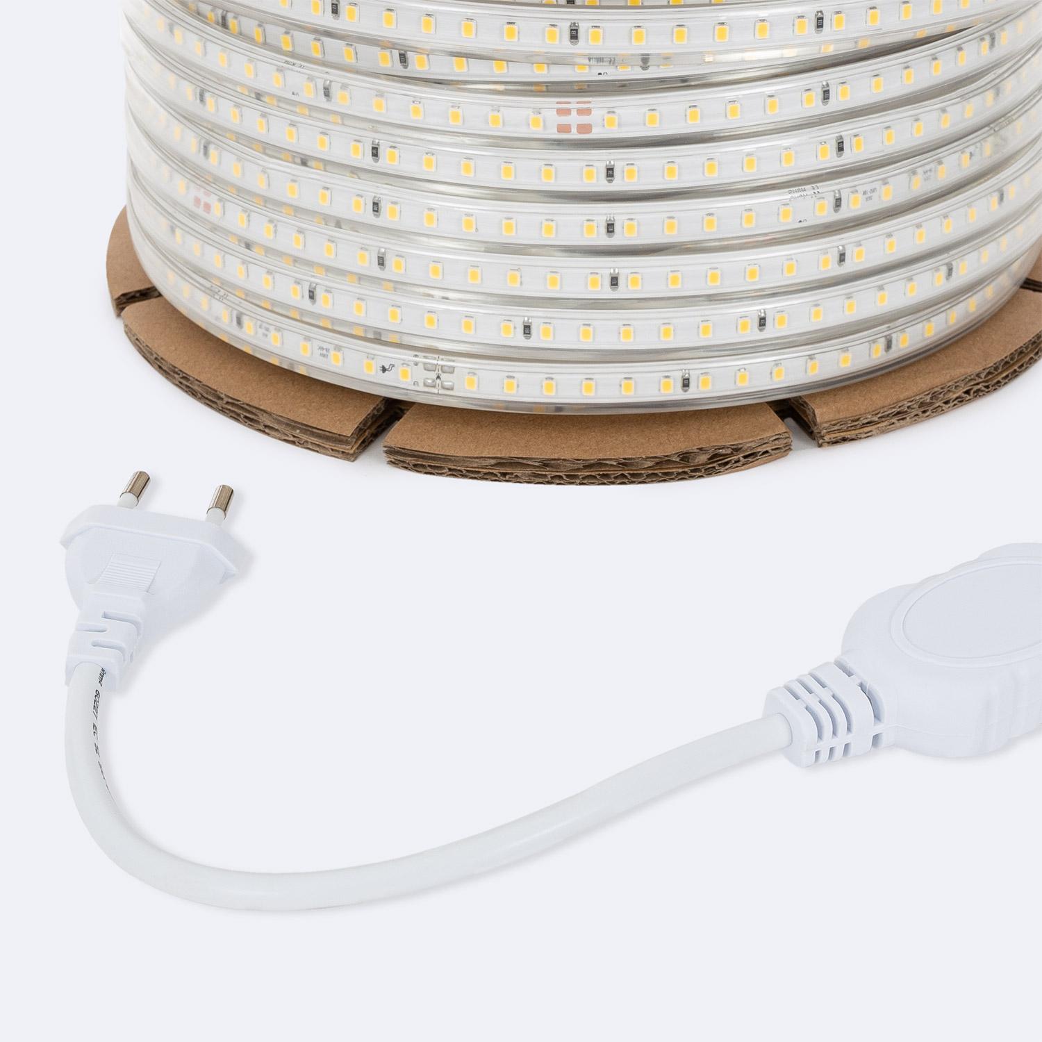 Taśma Led Ściemnialna 220V SMD 120 LED/m ROLKA 50m 7.5W/m 750lm/m Szerokość 12mm Cięcie 100cm IP65 - widok 2