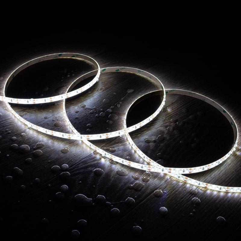 Afbeelding van LED strip 12V DC SMD2835 120LED/m 5m IP65 Breedte 8mm In te korten om de 2.5cm