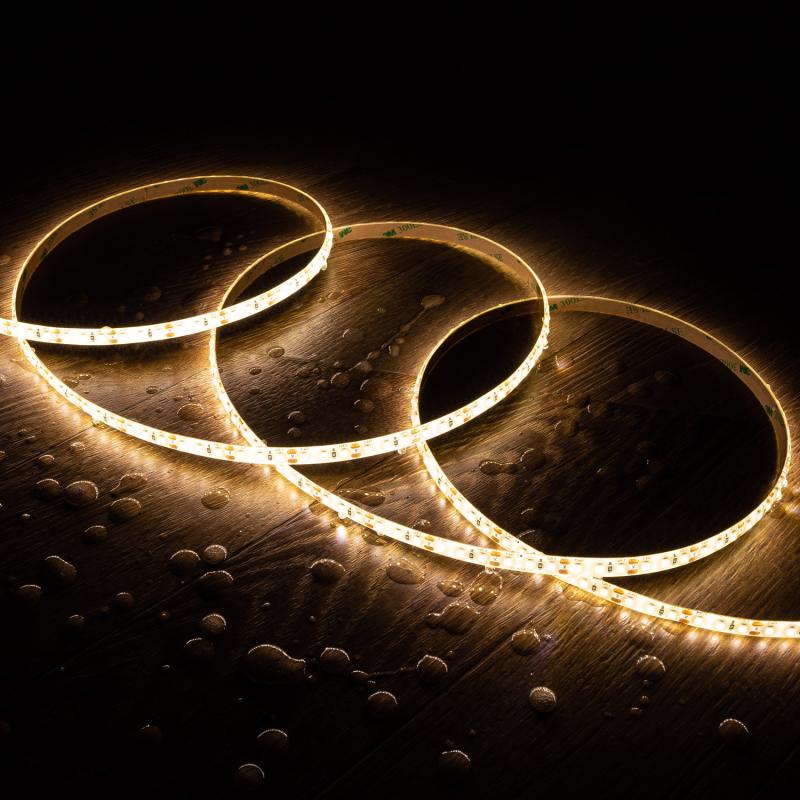 Image de Ruban LED 12V SMD 120 LED/m 5m 10W/m 1000lm/m Largeur 8mm Coupe 2.5cm IP65
