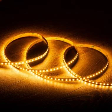 LED Strip 12V SMD 120 LED/m 5m 10W/m 1000lm/m Breede  8mm te knippen om  2.5cm IP20