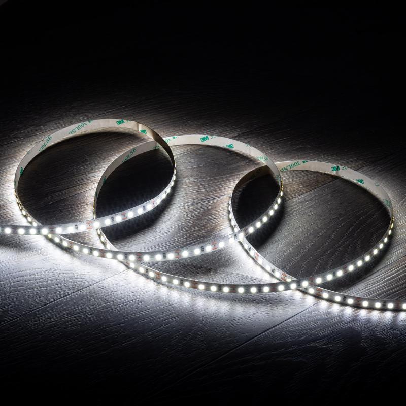 Bild von LED-Streifen 12v SMD 120 LED/m 5m 10W/m 1000lm/m Breite 8mm Schnitt 2.5cm IP20