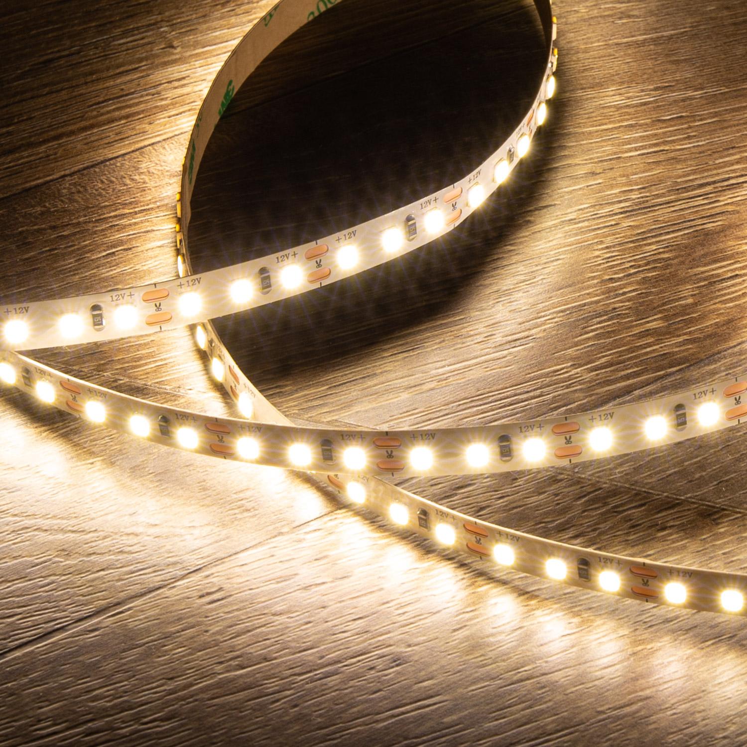 Taśma Led 12V SMD 120 LED/m 5m 10W/m 1000lm/m Szerokość 8mm Cięcie 2.5cm IP20 - widok prezentacyjny