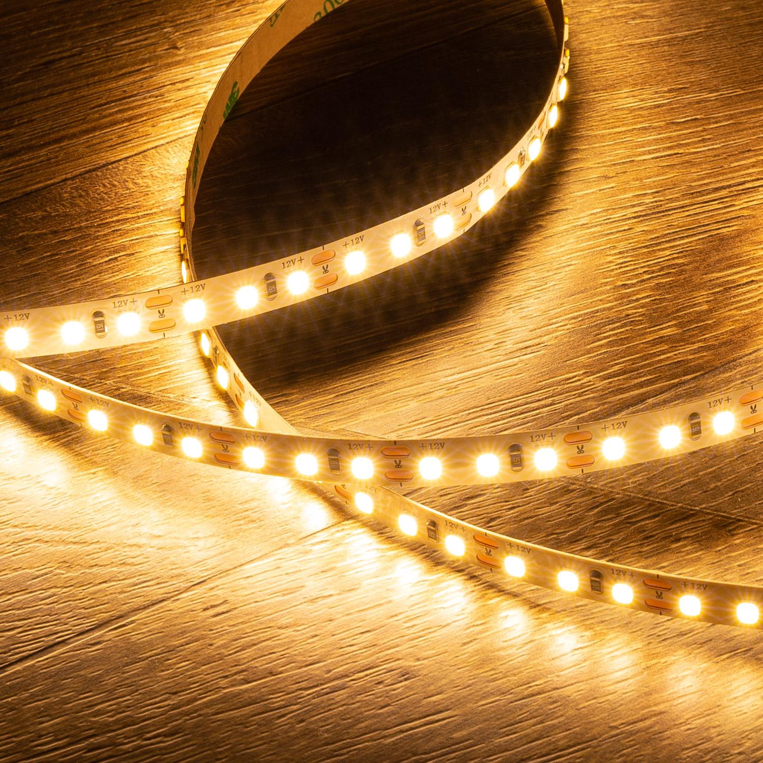 Taśma Led 12V SMD 120 LED/m 5m 10W/m 1000lm/m Szerokość 8mm Cięcie 2.5cm IP20 - widok prezentacyjny