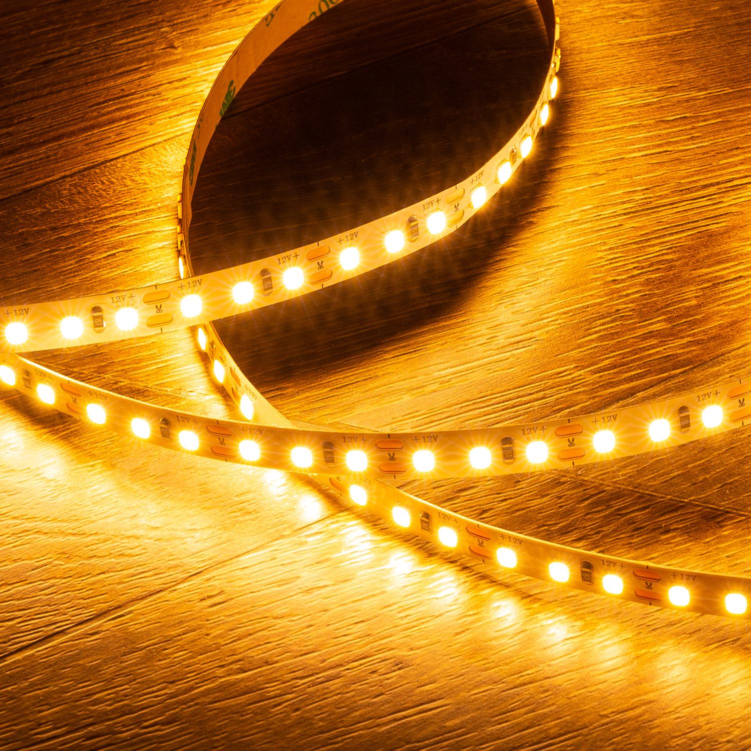 Taśma Led 12V SMD 120 LED/m 5m 10W/m 1000lm/m Szerokość 8mm Cięcie 2.5cm IP20 - widok prezentacyjny