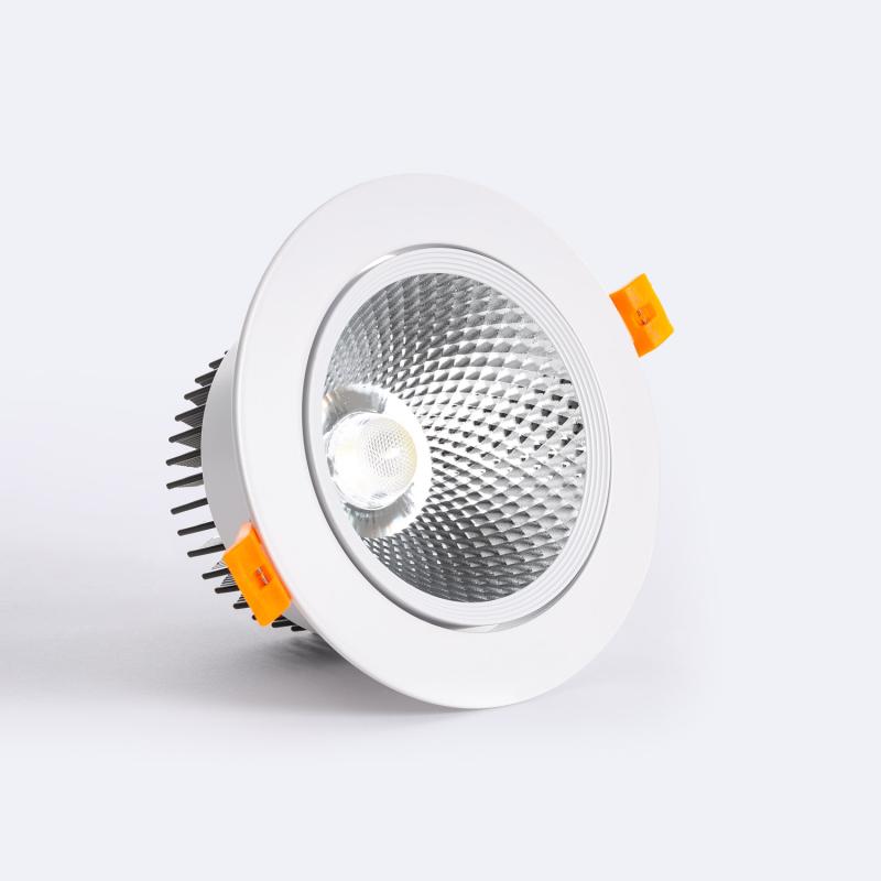 LED Einbaustrahler Downlight 12W, AR111, 3000K Warmweiß, Kardan – Für Geschäfte & Akzentbeleuchtung