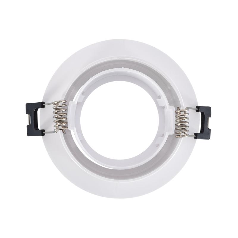 Obrázek Podhledový Rámeček Kruhový Výklopný pro LED Žárovky GU10 / GU5.3 Výřez Ø 75 mm