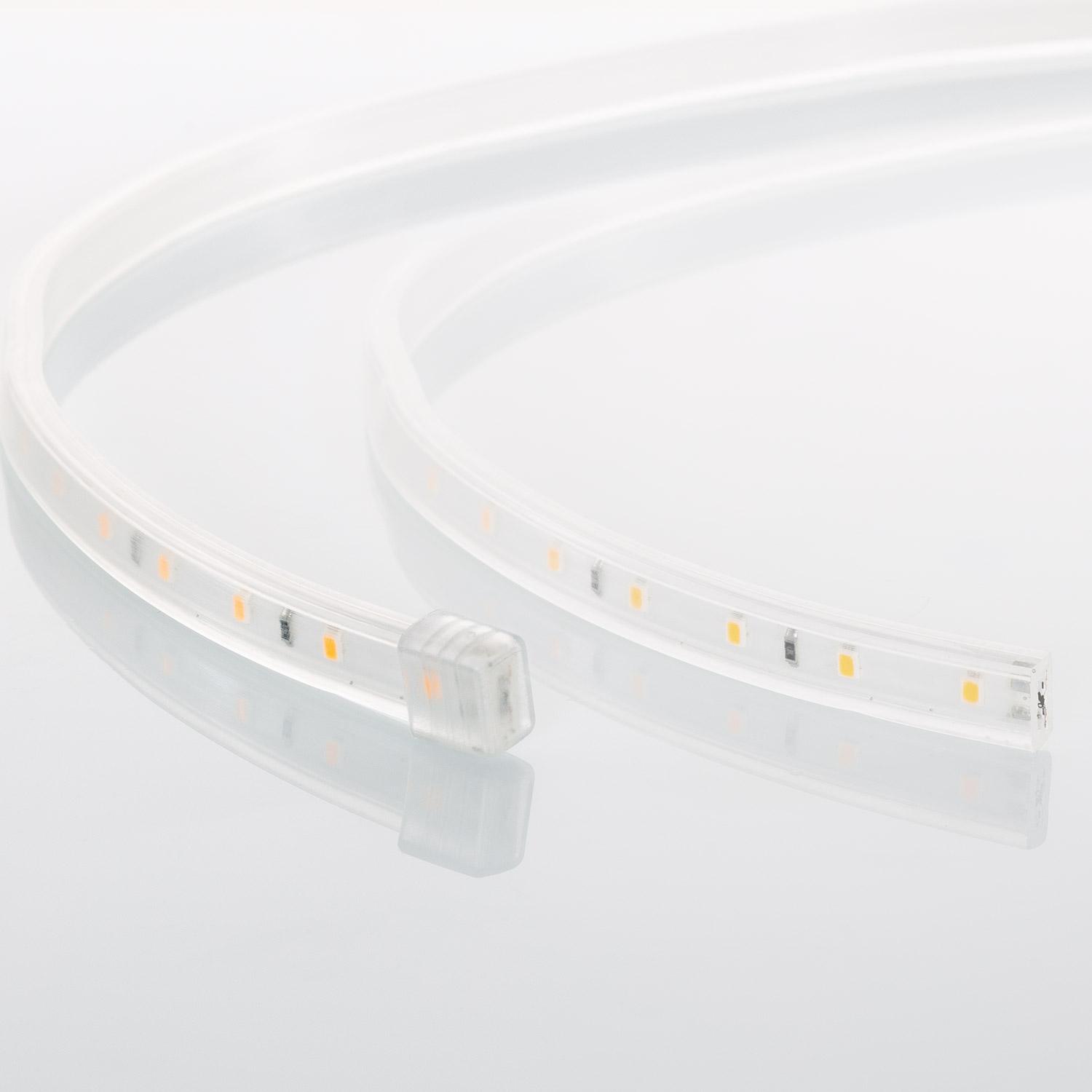 Taśma Led Ściemnialna 220V SMD 60 LED/m Neutralny Biały 6W/m 600lm/m Szerokość 12mm Cięcie 20cm IP65 Na wymiar - widok prezentacyjny