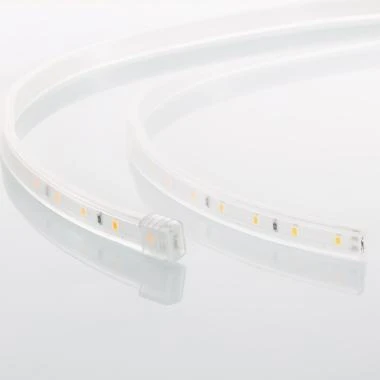 Image de Ruban LED Dimmable 220V SMD 60 LED/m Blanc Froid 6W/m 600lm/m Largeur 12mm Coupe 20cm IP65 Sur mesure