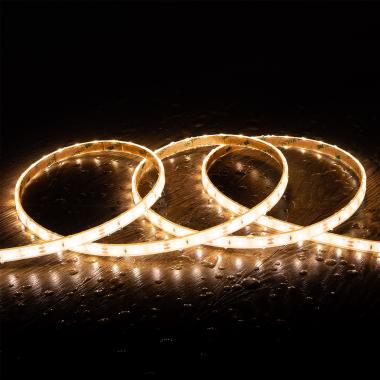 LED Pásek 12V SMD 60 LED/m 5m 5W/m 500lm/m Šířka 10mm Střih každých 5cm Ponorný IP68 SILICONE FLEX