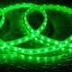 Image de Ruban LED 220V SMD2835 60LED/m Vert IP65 Largeur 12mm Coupe tous les 100cm 