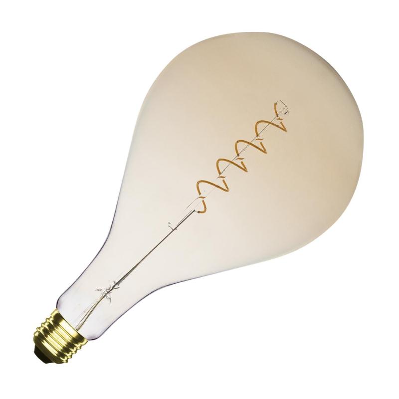 Immagine di Lampadina Filamento LED E27 PS165 4W Regolabile Spirale Gold  