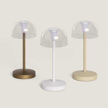 LED Tischlampe tragbar mit wiederaufladbarem USB-Akku Lendora